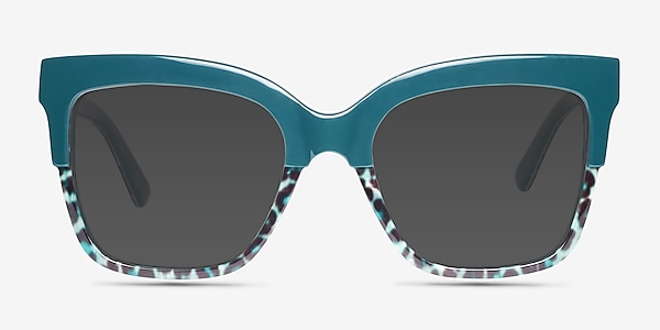 Intrigue Green Leopard Acetate Sunglass Frames