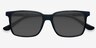 Epoch Noir AcétateSoleil de Lunette de vue d'EyeBuyDirect, Vue Rapprochée