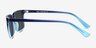 Epoch Blue AcetateSunglass Frames from EyeBuyDirect, Side View