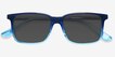 Epoch Blue AcetateSunglass Frames from EyeBuyDirect, Closed View