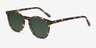 Safari Dark Tortoise AcetateSunglass Frames from EyeBuyDirect, Angle View