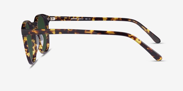 Safari Dark Tortoise AcetateSunglass Frames from EyeBuyDirect, Side View