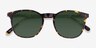 Safari Dark Tortoise AcetateSunglass Frames from EyeBuyDirect, Closed View
