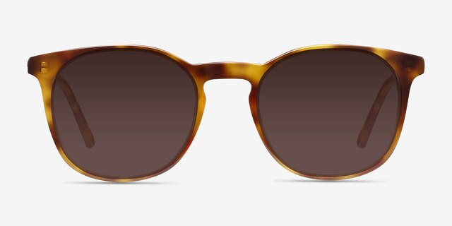 Safari Écailles AcétateSoleil de Lunette de vue d'EyeBuyDirect, Vue de Face