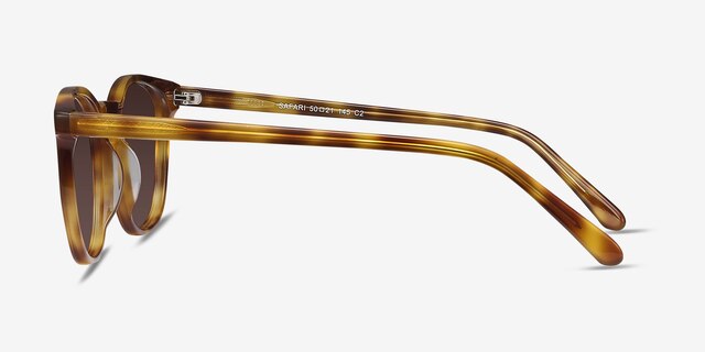 Safari Écailles AcétateSoleil de Lunette de vue d'EyeBuyDirect, Vue de Côté