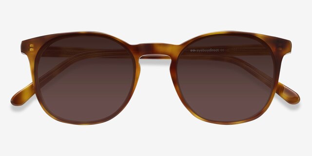 Safari Écailles AcétateSoleil de Lunette de vue d'EyeBuyDirect, Vue Rapprochée