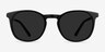 Safari Black AcetateSunglass Frames from EyeBuyDirect, Front View