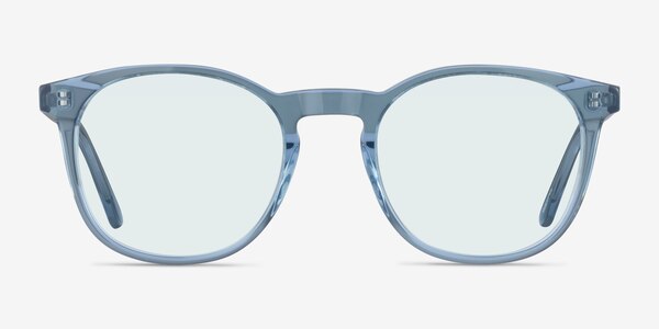 Safari Clear Blue Acetate Sunglass Frames