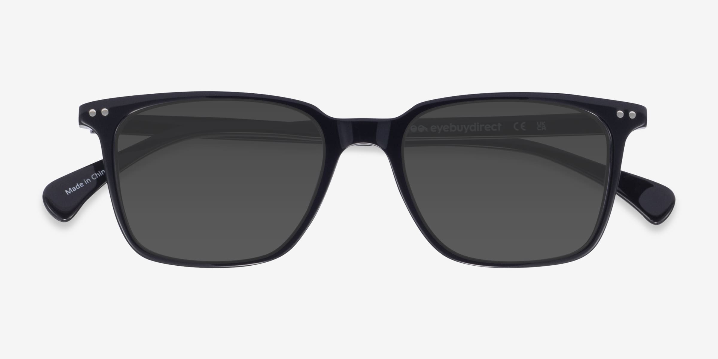 Luck - Rectangle Tortoise Frame Prescription Sunglasses