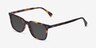 Luck Tortoise AcetateSunglass Frames from EyeBuyDirect, Angle View