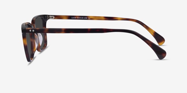 Luck Tortoise AcetateSunglass Frames from EyeBuyDirect, Side View