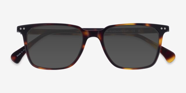 Luck Tortoise AcetateSunglass Frames from EyeBuyDirect, Closed View