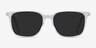 Luck Clear AcetateSunglass Frames from EyeBuyDirect, Front View