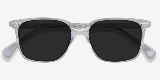 Luck Clear AcetateSunglass Frames from EyeBuyDirect, Closed View