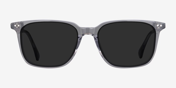Luck Clear Gray Acetate Sunglass Frames from EyeBuyDirect