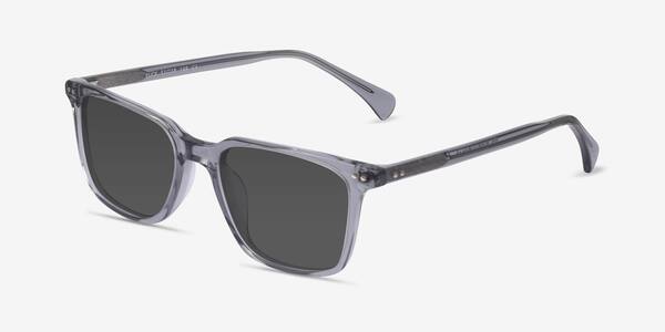 Clear Gray Luck -  Acetate Sunglasses