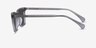 Luck Clear Gray AcetateSunglass Frames from EyeBuyDirect, Side View