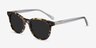 Sol Tortoise Gray AcetateSunglass Frames from EyeBuyDirect, Angle View