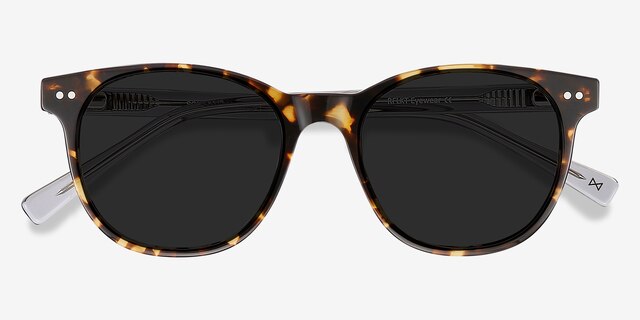 Sol Tortoise Gray AcetateSunglass Frames from EyeBuyDirect, Closed View