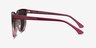 Queen Red Clear AcetateSunglass Frames from EyeBuyDirect, Side View