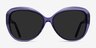 Believe Purple AcetateSunglass Frames from EyeBuyDirect, Front View