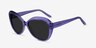 Believe Purple AcetateSunglass Frames from EyeBuyDirect, Angle View