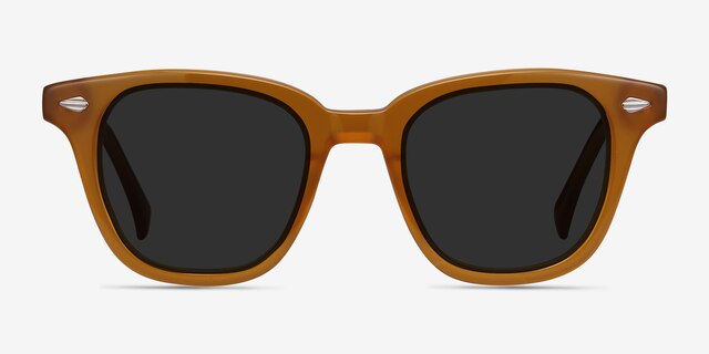 Sao Paulo Brown AcetateSunglass Frames from EyeBuyDirect, Front View