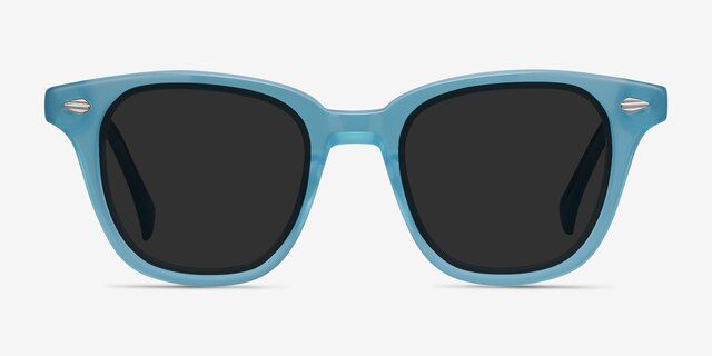 Sao Paulo Turquoise AcetateSunglass Frames from EyeBuyDirect, Front View