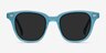 Sao Paulo Turquoise AcetateSunglass Frames from EyeBuyDirect, Front View