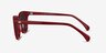 Sao Paulo Rouge AcetateSunglass Frames from EyeBuyDirect, Side View