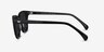 Sao Paulo Black AcetateSunglass Frames from EyeBuyDirect, Side View