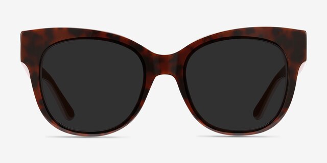 Tahiti Tortoise AcetateSunglass Frames from EyeBuyDirect, Front View