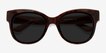 Tahiti Tortoise AcetateSunglass Frames from EyeBuyDirect, Closed View