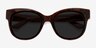 Tahiti Tortoise AcetateSunglass Frames from EyeBuyDirect, Closed View