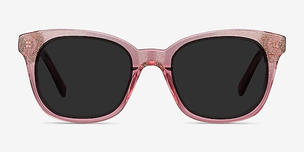Quartz Pink Acetate Sunglass Frames