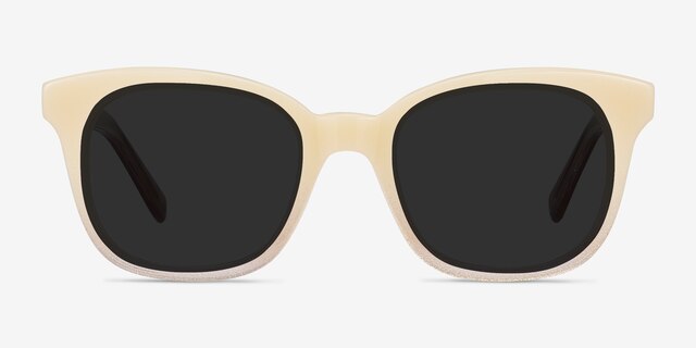 Quartz Ivory AcetateSunglass Frames from EyeBuyDirect, Front View