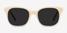 Quartz Ivory AcetateSunglass Frames from EyeBuyDirect, Front View
