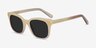 Quartz Ivory AcetateSunglass Frames from EyeBuyDirect, Angle View