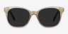 Quartz Golden AcetateSunglass Frames from EyeBuyDirect, Front View