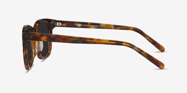 Borneo Tortoise AcetateSunglass Frames from EyeBuyDirect, Side View