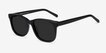 Borneo Black AcetateSunglass Frames from EyeBuyDirect, Angle View