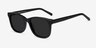 Borneo Noir AcétateSoleil de Lunette de vue d'EyeBuyDirect, Vue d'Angle