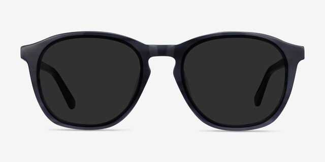 Acapulco Striped AcetateSunglass Frames from EyeBuyDirect, Front View