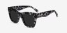 Calico Gray Floral AcetateSunglass Frames from EyeBuyDirect, Angle View
