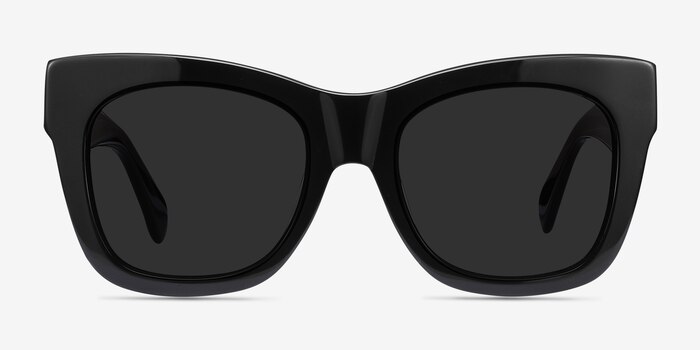 Calico Black Acetate Sunglass Frames from EyeBuyDirect