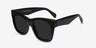 Calico Black AcetateSunglass Frames from EyeBuyDirect, Angle View