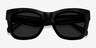 Calico Black AcetateSunglass Frames from EyeBuyDirect, Closed View