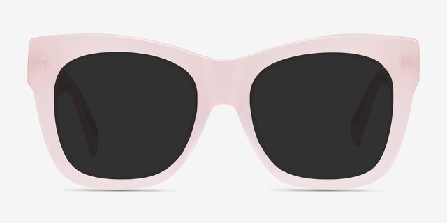 Calico Pink AcetateSunglass Frames from EyeBuyDirect, Front View