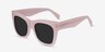 Calico Pink AcetateSunglass Frames from EyeBuyDirect, Angle View