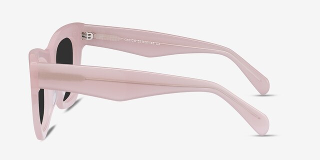 Calico Pink AcetateSunglass Frames from EyeBuyDirect, Side View